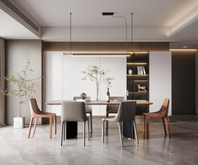 现代家居餐厅3D模型下载